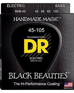 DR BKB-45 Black Beauties 4 String Medium (45 - 65 - 85 - 105) Long Scale